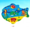 Wholesale wooden fishing puzzle