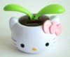 Wholesale office decoration flip flap solar power flower