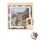 Wholesale Wooden toy animal puzzle