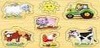 Wholesale wood puzzle with Tractors figure
