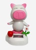Wholesale solar toy Mini solar dance toys-pig