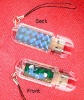 Wholesale Acrylic solar blinking oem usb flash drive 2gb