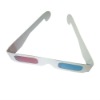 Wholesale Wholesales!new Red+Blue/Red+Green 3D Dimensional paper Glasses for movie game