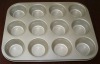 Wholesale Champagne color 12 cup muffin pan round