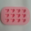 Wholesale Silicone 10 Cups Heart Shape Mould