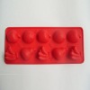 Wholesale Silicone 10 cups Fruit Chocolate Mould