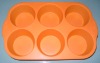 Wholesale Silicone 6 cups texas muffin pan