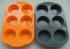 Wholesale Silicone 6 cups muffin pan