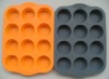 Wholesale Silicone 12 cups muffin pan