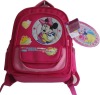 Wholesale pink of mini mouse school bag book bag student bag