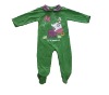 baby romper with cow emb