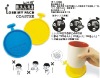 Wholesale TM09006 Promotion PVC Plastic cup coaster