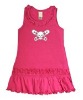 Wholesale fabric baby Infant Toddlers Diaper Pirate Dress (hot pink silver) bibs Clothing dresses baby sleeping bags t-shirts tee skirt