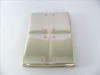 Wholesale Silver memo pad, notebook, blotter with pink acrylic gem