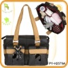 Wholesale fashion pu diaper bag