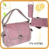 Wholesale fashion pvc baby diaper bag