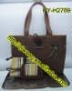 Wholesale fashion mummy tote diaper bag