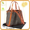 Wholesale fashion designer diaper bag with pu material