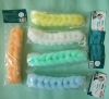 Wholesale promotional colorful PE mesh shower belt