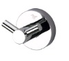 Wholesale JM32 Summer Latest Design Chrome Brass Handle with hook in Bathroom