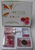 Wholesale B2134 4pcs square bathroom set with gift box
