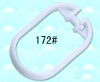 plastic hook for bathroom curtain, plastic curtain hook
