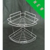 Wholesale 2 rails towel standing rack corner bath shelf metal storage rack