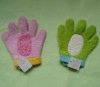Wholesale promotion baby bath shower glove