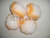 Wholesale soft pumpkin mesh bath sponge bath ball bath puff LB-A012