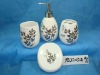 Wholesale Ceramic bath sets gift and accessories/bathroom set/Porcelain bathroom set