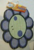 Wholesale flower shape bathroom mat
