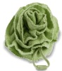 Wholesale bath sponge bath ball with a toy , loofah,scrubber,scrub,artifical flower,bamboo fibre