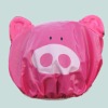 Wholesale Pig shaped PVC shower caps