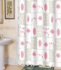 Waterproof PEVA/PVC plain shower curtain