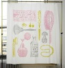 polyester shower curtain
