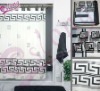 Printed Polyester Shower Curtain Fabric Bath Textile