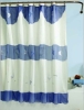 Wholesale applique fish shower curtain