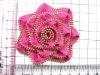 Wholesale beautiful pink zipper artificial flower