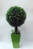 ball artificial topiary, plastic grass ball,artificial potted grass ball