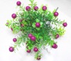 Wholesale single artificial glittering purple fruit