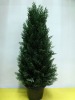 artificial topiary tree, plastic tree, plastic potted tree, plastic plant