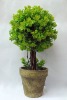 ball artificial topiary, plastic grass ball,artificial potted grass ball
