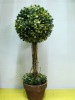 aritificial topiary, plastic grass ball,artificial potted grass ball