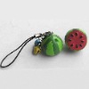 Polyresin Fruit Carft Artificial Watermelon Hanging Ornament