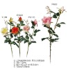 Wholesale 2PCS silk artificial flower big rose head 78cm