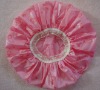 Wholesale pink fashion shower cap beautiful shower cap single layer shower cap