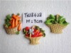 Vegetable Fridge Magnet in Home Decoration