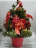 Wholesale 30cm Artificial fruit decorations Mini Christmas Tree