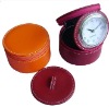 Wholesale leather traval clock,factyory direct