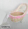 Wholesale bamboo rattan baby gift basket